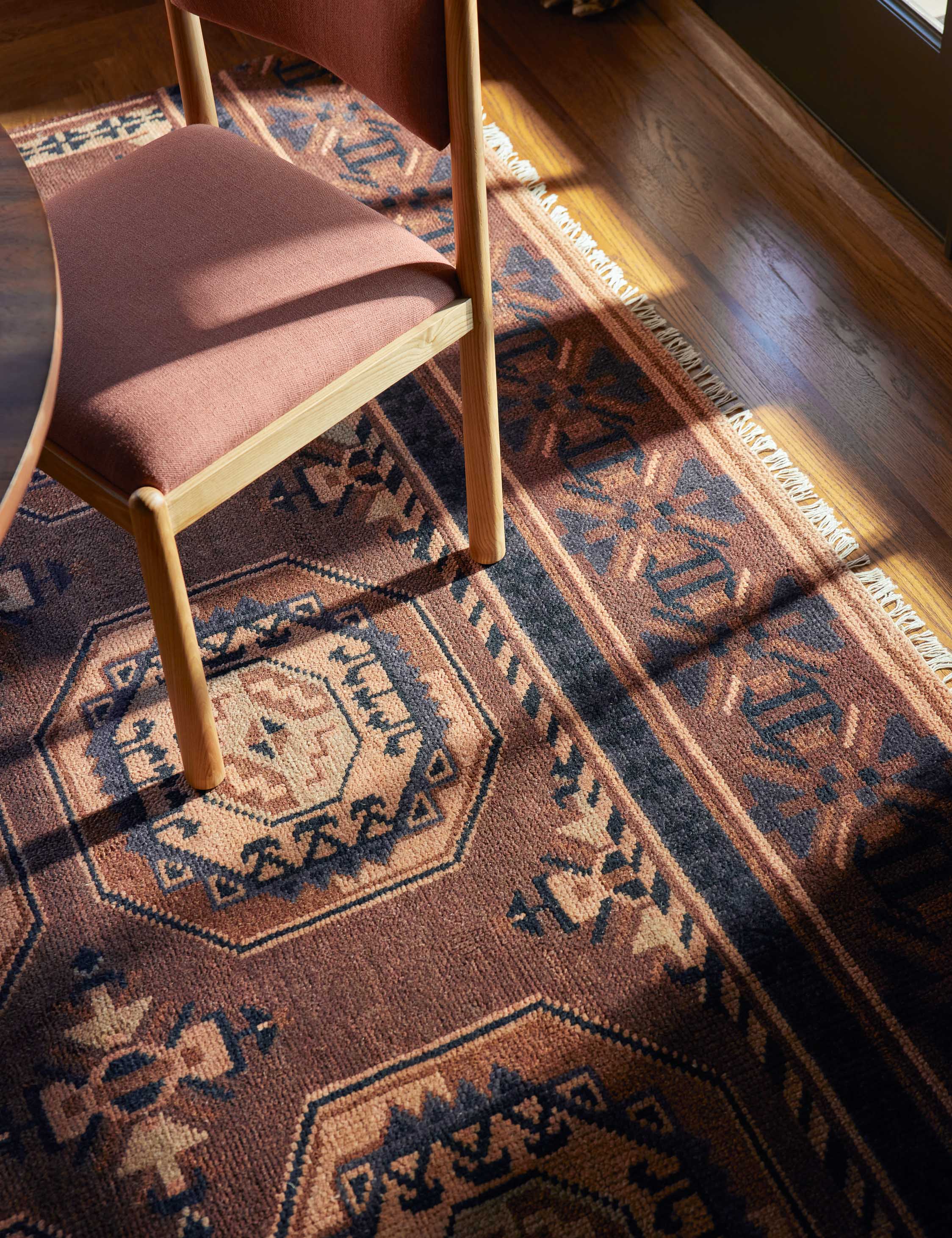 Hand-Knotted Wool Area Rug - Soft & Durable Caprice Design for Living Room, Bedroom, or Office - Perfect for Home Decor & Cozy Spaces