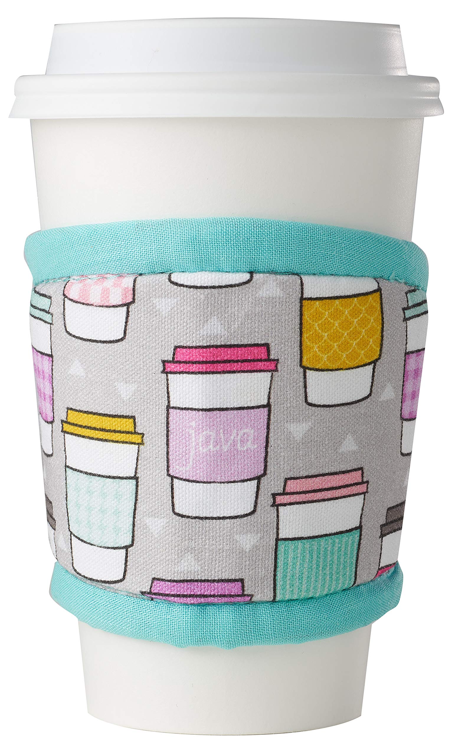 DRANKX Reusable Coffee Cup Sleeve - Insulated & Eco-Friendly Coffee Cup Holder for Hot/Cold Drinks - Perfect Gift for Coffee Lovers, Friends, Coworkers - Ideal for Office, Travel, and Daily Commute