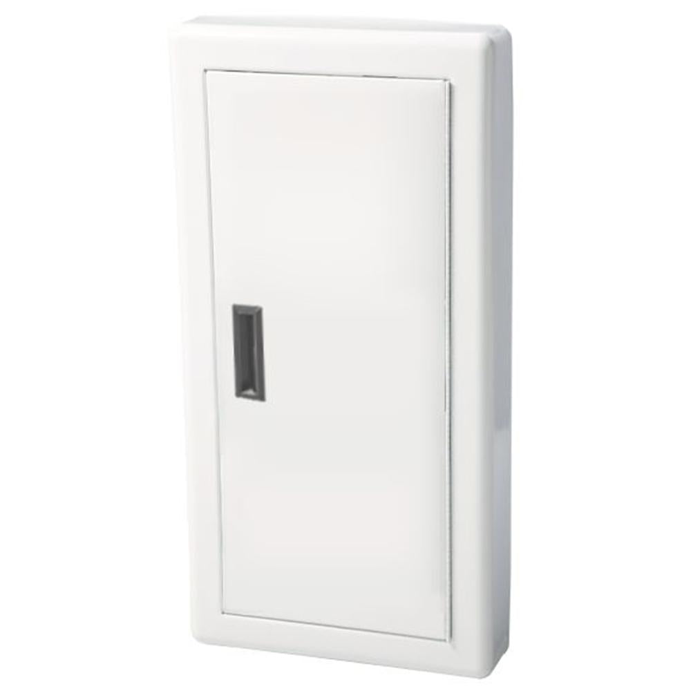 JL Industries 1812S21A Ambassador Fire Extinguisher Cabinet - Solid Door with Pull Handle for Commercial Buildings, Offices & Schools - Heavy Duty Safety Storage Solution