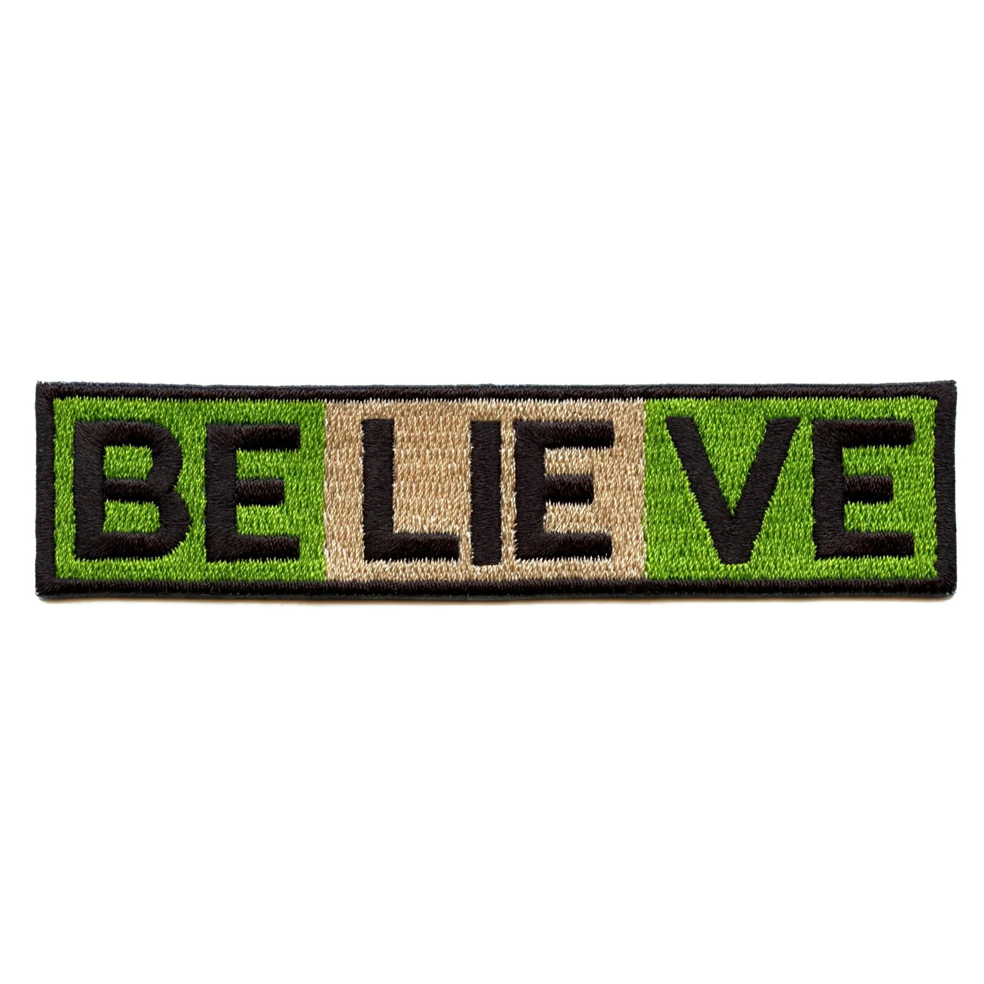 Loki God of Mischief Embroidered Iron On Patch - Marvel Presidential Campaign Slogan - Perfect for Cosplay, Jackets & Backpacks