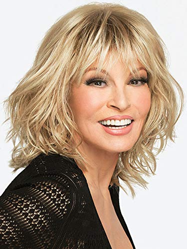 Raquel Welch Stop Traffic Wig Bundle - 5 Piece Set with Q&A Booklet, Travel Size Shampoo, Wig Cap & Comb | Color R6 | Perfect for Cosplay, Costumes & Everyday Wear