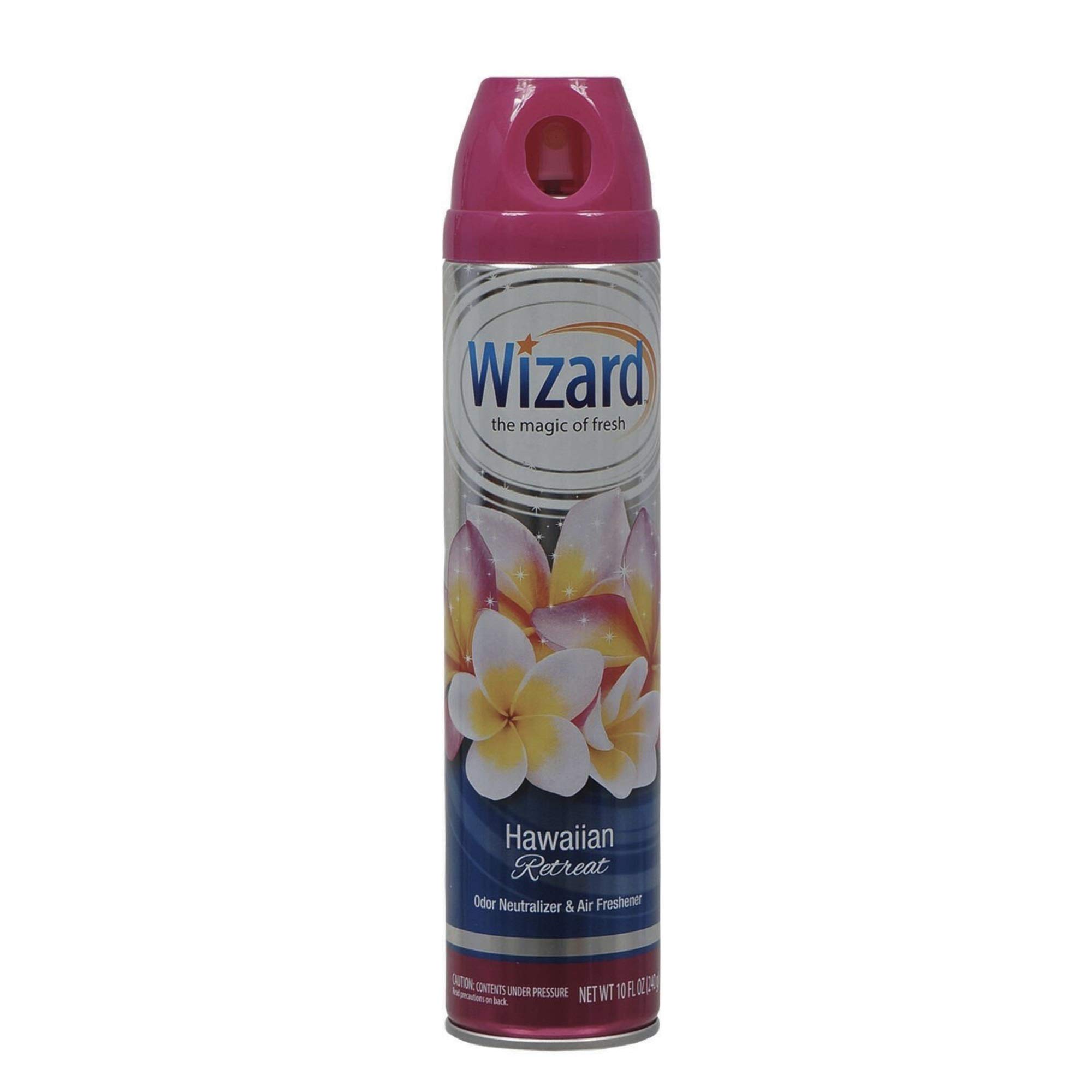 Wizard The Magic of Fresh Air Freshener 10Oz Apple Cinnamon Scent - Pack of 3 | Long-Lasting Home & Car Odor Eliminator for Kitchen, Bathroom, Office & Closet