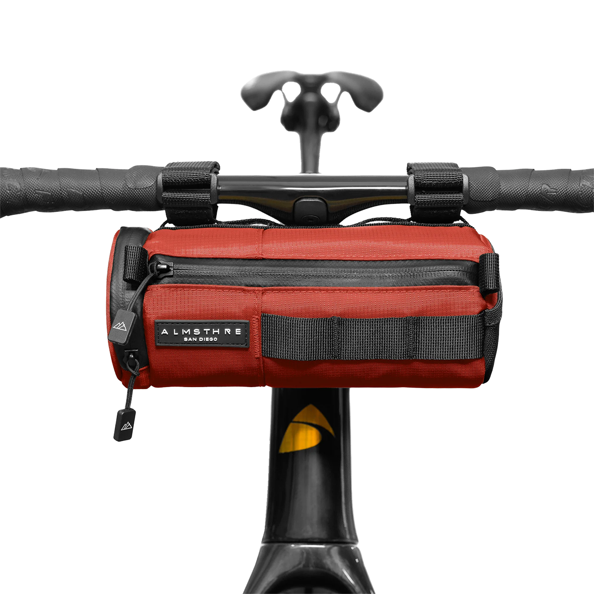 Almsthre Compact Bar Bag - Lightweight & Waterproof Cycling Handlebar Bag for Bikes - Perfect for Commuting, Road Trips & Outdoor Adventures