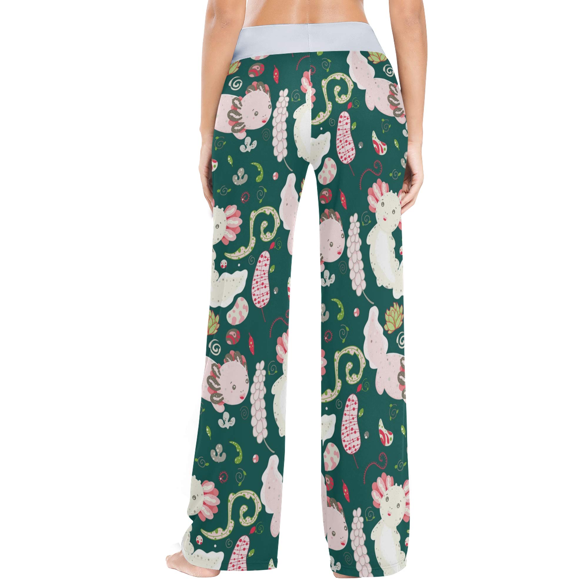 Women's High Waist Palazzo Lounge Pants - Soft Stretchy Drawstring Wide Leg Pajama Pants for Sleep, Yoga & Home Relaxation | Comfortable Sleepwear & Loungewear