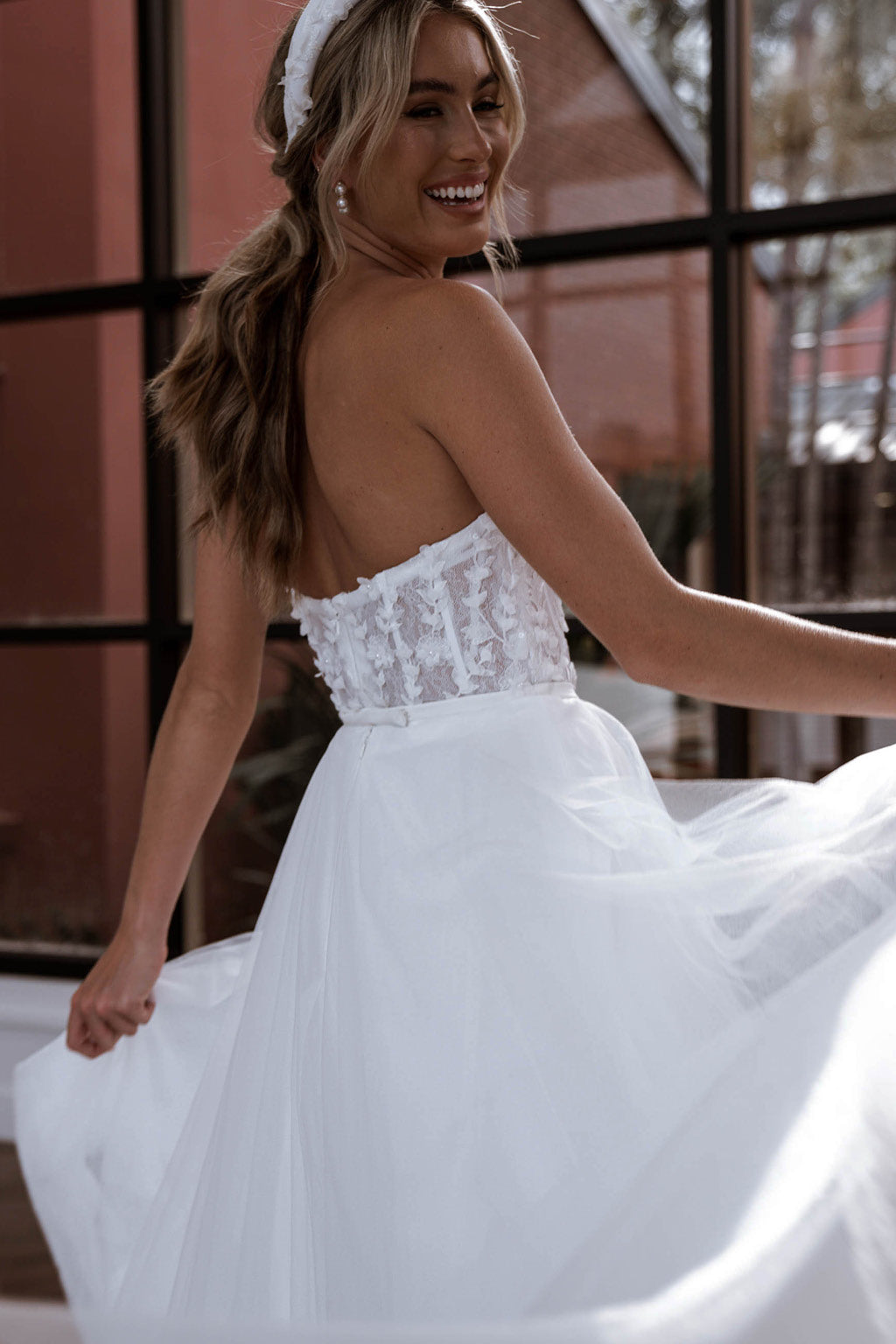 Flowy High Waist Removable Skirt with Side Slit - Elegant & Comfortable for Casual Outings, Parties & Date Nights