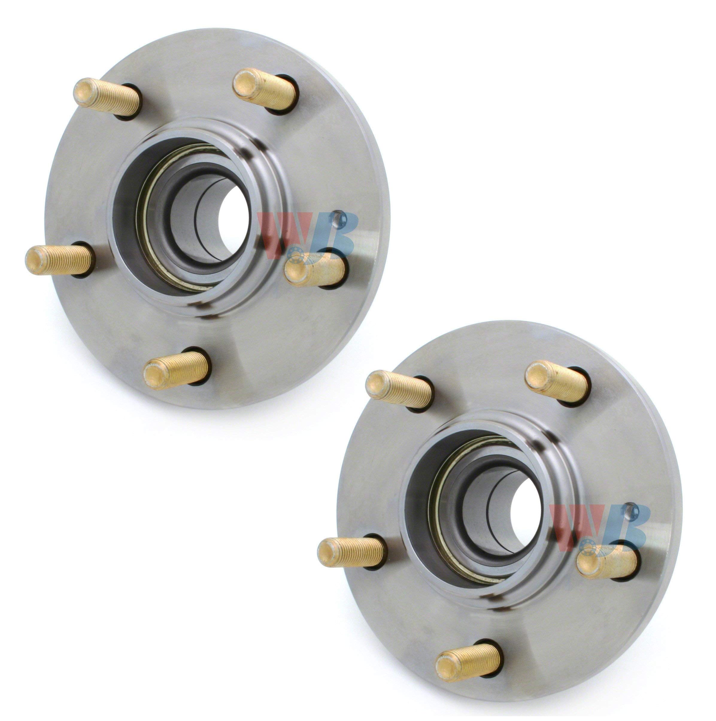 2 Pack Rear Wheel Bearing & Hub Assembly Kit - Compatible with Hyundai Santa Fe FWD 4 Wheel ABS (2007-2018) - Perfect for DIY Repairs & Smooth Ride Maintenance