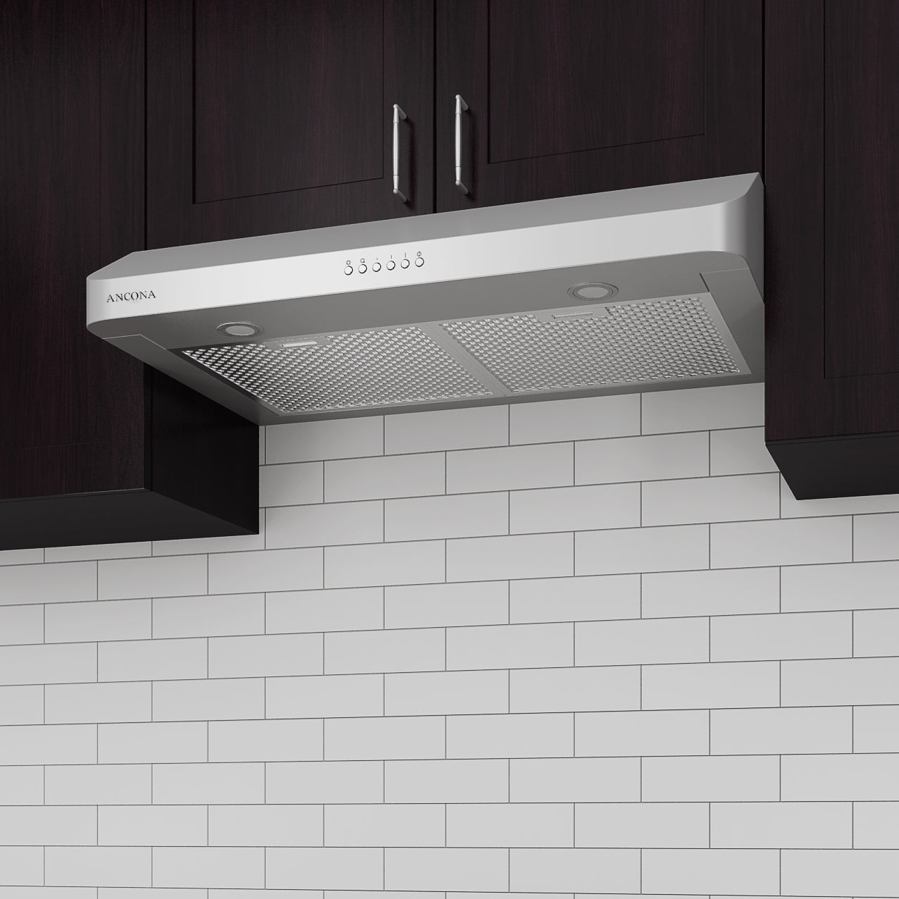 Slim SP 30 Inch 280 CFM Ducted Under Cabinet Range Hood - Powerful Kitchen Ventilation for Smoke & Odor Removal - Perfect for Home Cooking & Grilling