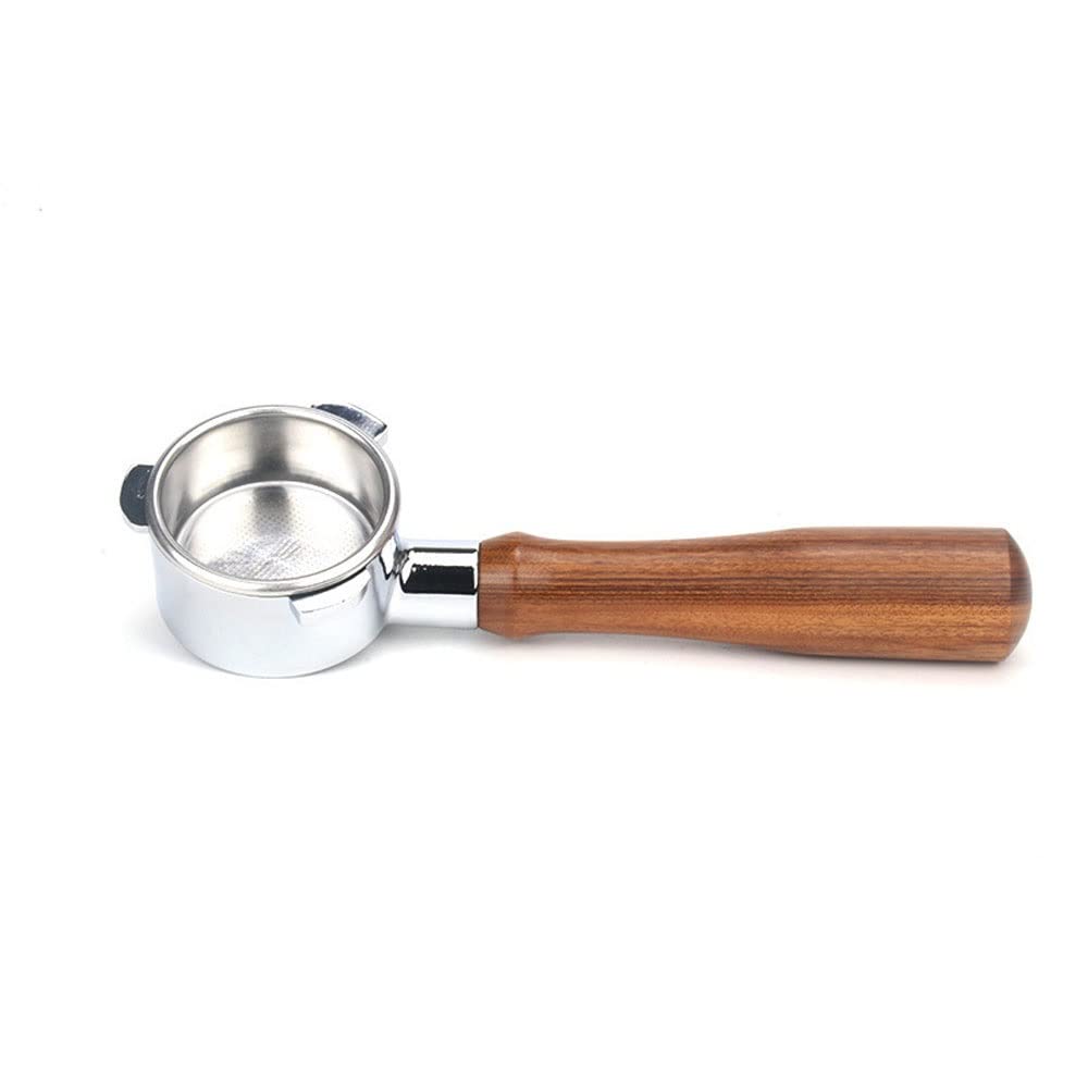 54mm Bottomless Coffee Portafilter - Stainless Steel Espresso Machine Handle Basket for Professional Baristas | Perfect for Home & Cafe Use (Color: B)