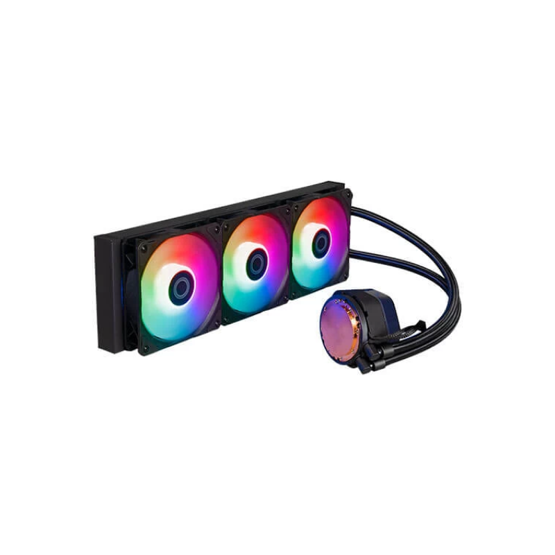 Cooler Master MLX-D36M-A25PZ-R1 MasterLiquid 360 Atmos ARGB CPU Liquid Cooler - 360mm RGB AIO Cooler for Intel/AMD Processors - Perfect for Gaming PCs & High-Performance Workstations (5-Year Warranty)