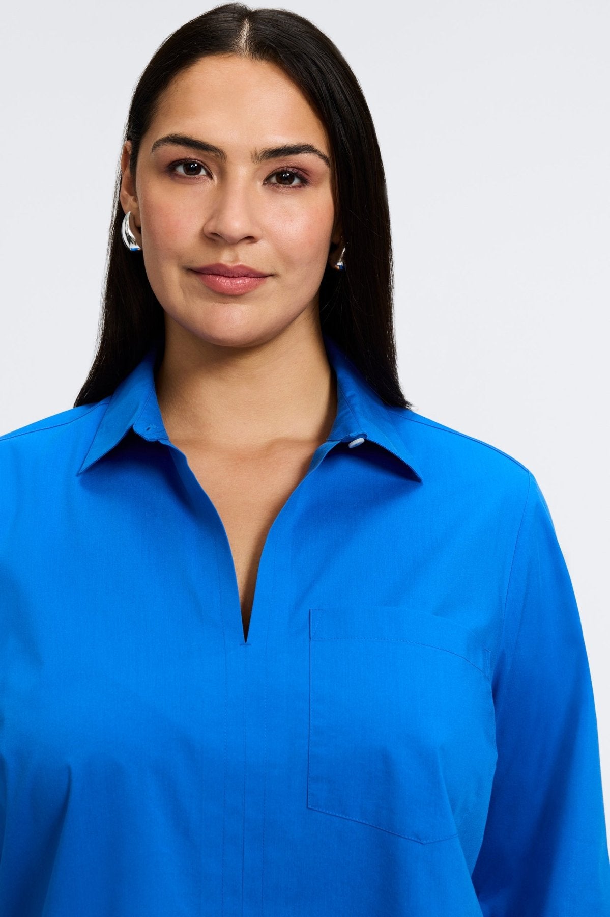 Bella Plus Wrinkle-Free Stretch Long Sleeve Shirt for Women - Comfortable Office Wear & Casual Outfits