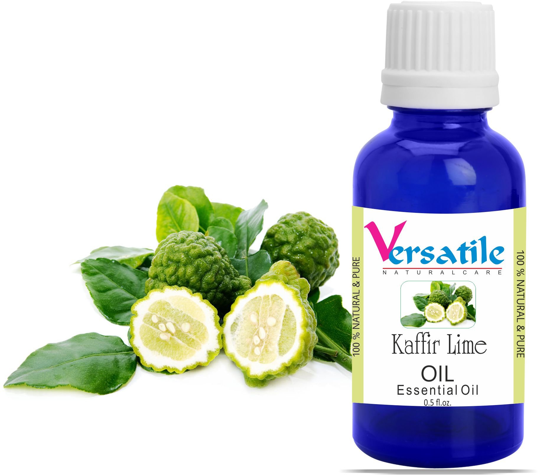 100% Pure Natural Kaffir Lime Essential Oil - Aromatherapy, Diffuser, Massage & Skincare (3ML-1000ML) | Perfect for Relaxation, Stress Relief & Home Fragrance