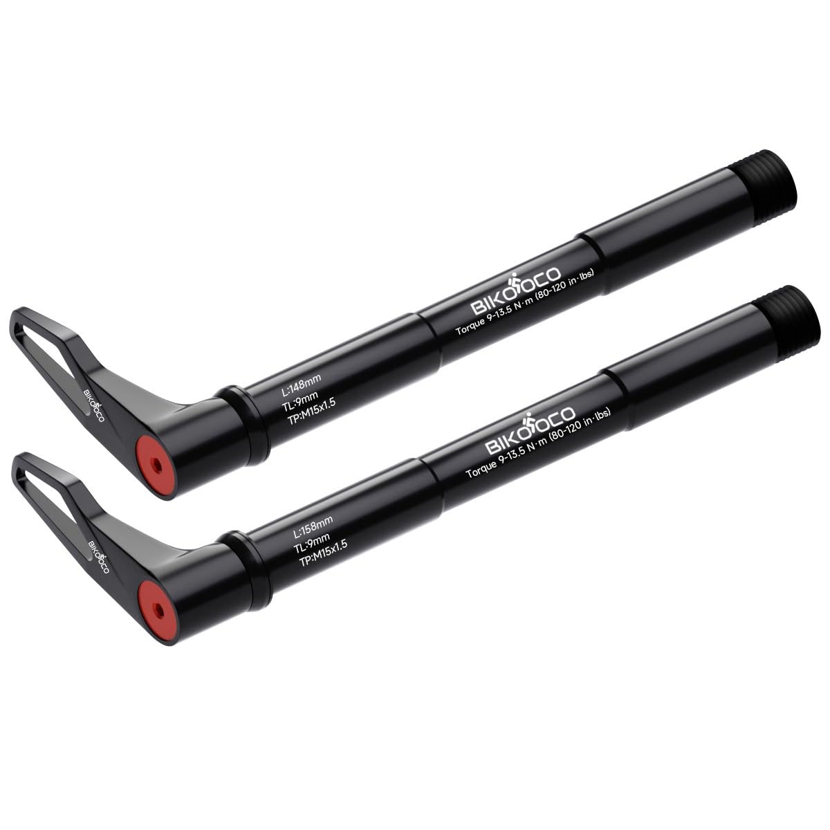 15mm x 100mm/110mm Bike Thru Axle Adapter with Handle - Quick Release Hub Converter for Rockshox & Boost Forks - Perfect for Mountain Biking and Cycling Upgrades