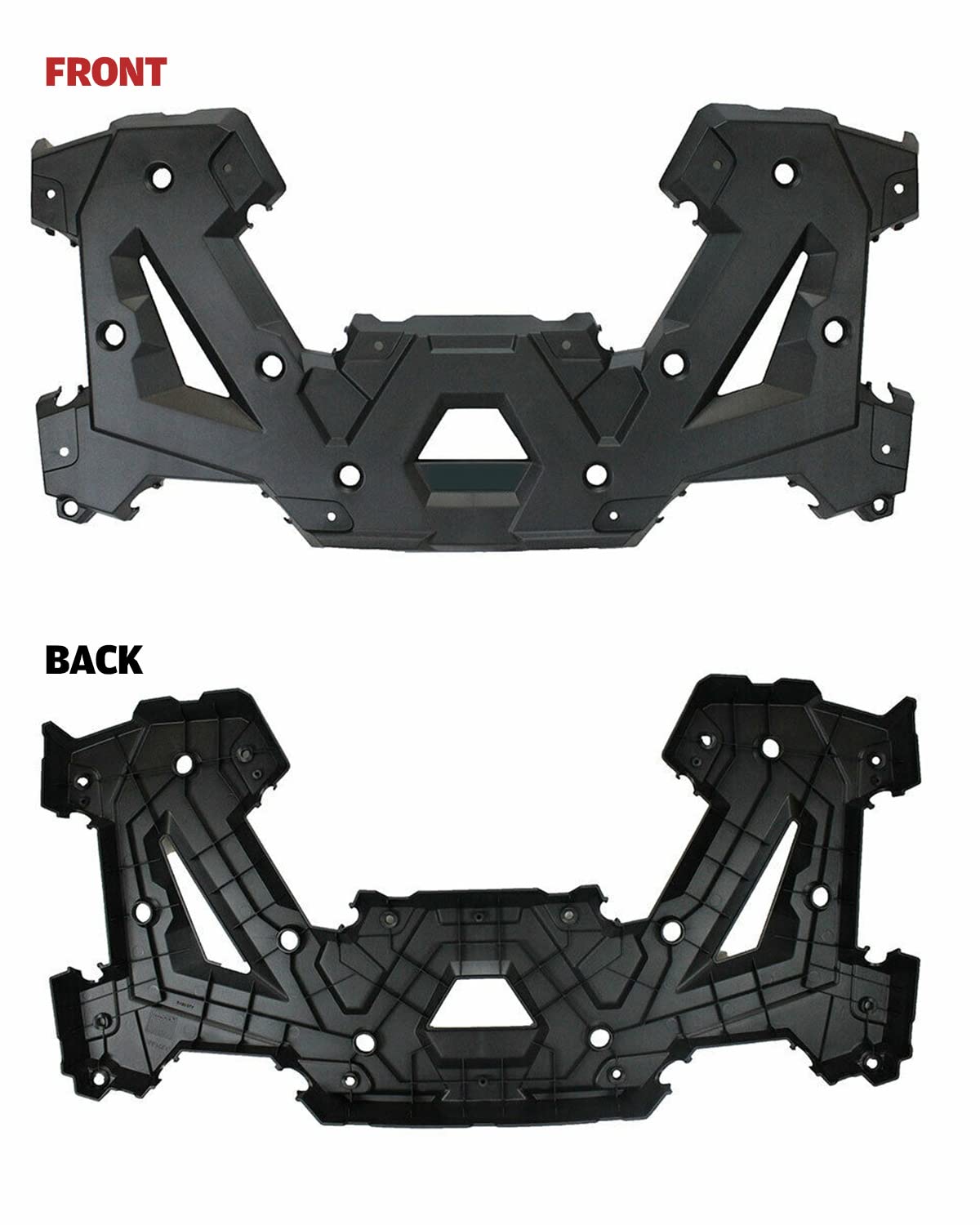 A & UTV PRO Rear Utility Rack Assembly for 2014-2021 Polaris Sportsman Touring SP 570 450 - Heavy Duty ATV Rack Accessories, Black - Replacement for OEM #2635059-070 - Perfect for Offroad Adventures, Hunting & Farm Work