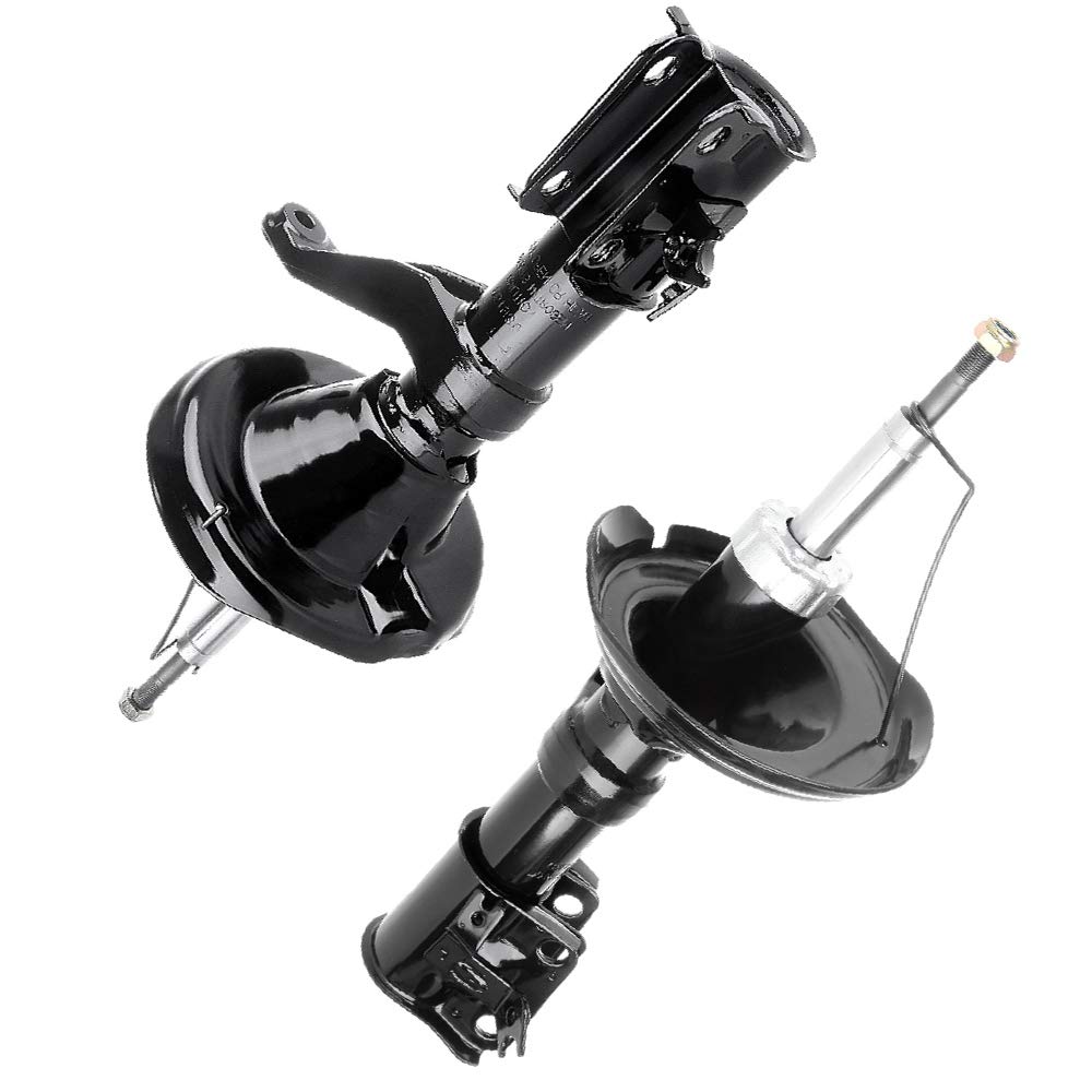 ECCPP Gas Front Shock Absorbers for Honda Fit 2003-2006 & Honda Element - Replacement Pair 331039 331040 - Improve Ride Comfort & Stability for City Driving & Off-Road Adventures