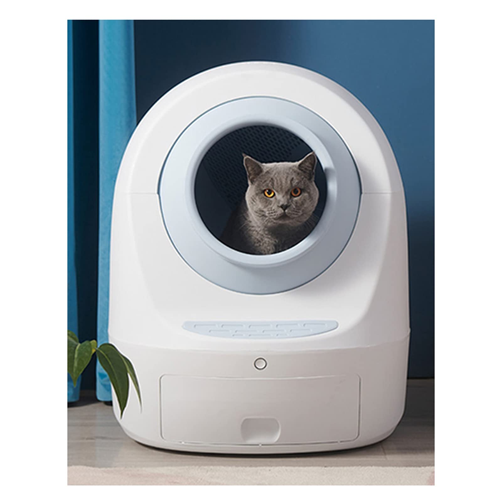 Smart Automatic Self-Cleaning Cat Litter Box with Lid - APP Controlled, 25KG Load Capacity & 9.5L Waste Bin for Cats 1.1-8KG - Perfect for Small Spaces, Multi-Cat Homes & Busy Pet Owners