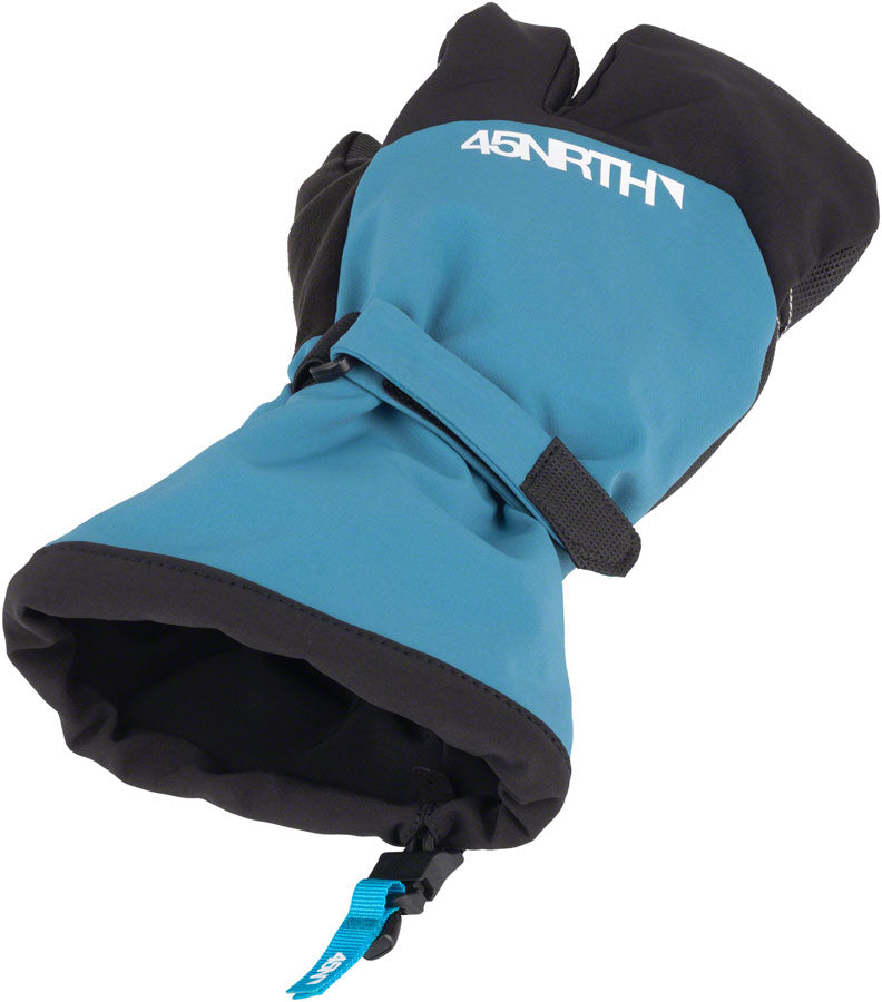 45NRTH 2023 Sturmfist 3 Gloves - Lobster Style Winter Gloves for Extreme Cold Weather, Slate Color, 2XL - Perfect for Snowboarding, Skiing & Outdoor Winter Activities