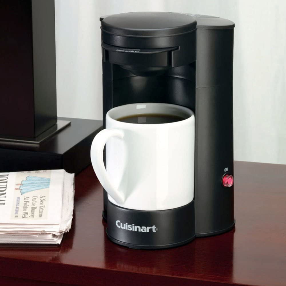 Cuisinart 1 Cup Coffee Maker W1CM5C - Single Serve Coffee Machine for Home, Office & Travel - Compact & Fast Brewing