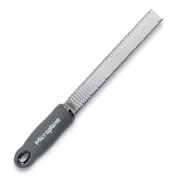 Microplane Classic Grater Zester - Premium Stainless Steel Kitchen Tool for Zesting Citrus, Grating Cheese & Chocolate - Perfect for Baking, Cooking & Garnishing Dishes