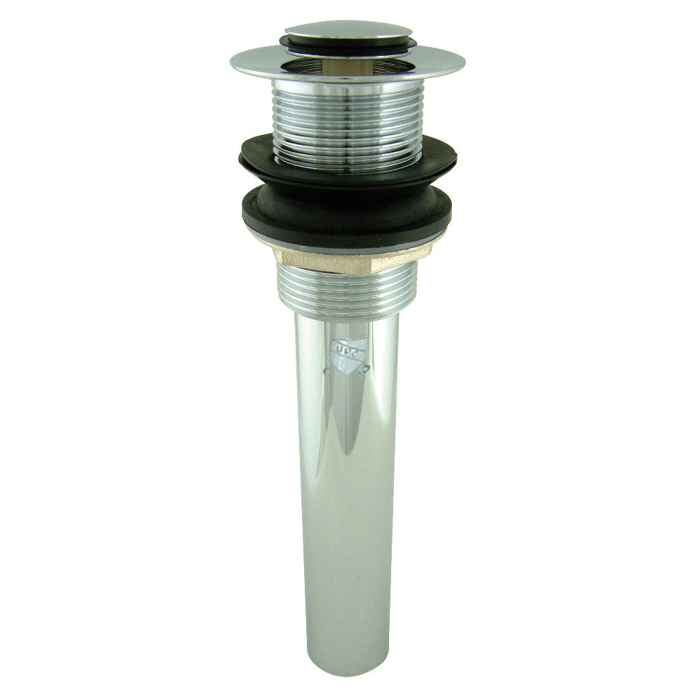 Stainless Steel Push Pop Up Bathroom Sink Drain with Overflow - Easy Install for Bathroom, Kitchen & Laundry Sink Drainage