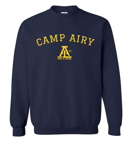 Comfortable Airy Collegiate Crewneck Sweatshirt for Adults - Perfect for Casual Wear, College Campuses & Relaxing Weekends
