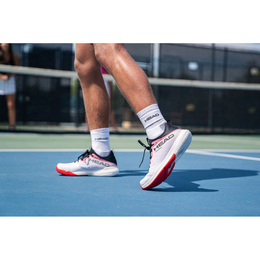 Head Motion Pro Men's Pickleball Shoes - Lightweight Tennis Shoes for Men with Cushioning & Support - White - Perfect for Pickleball, Tennis & Court Sports