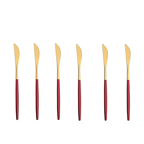 6pcs dessert knife