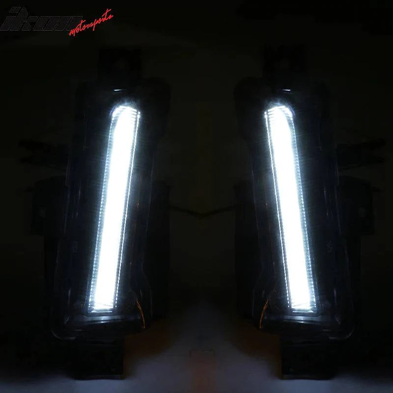 2014-2015 Chevy Camaro ZL1 Style Front Bumper with DRL Fog Lights & Headlamps | Replacement Bumper for Chevy Camaro | Perfect for Car Upgrades & Street Racing