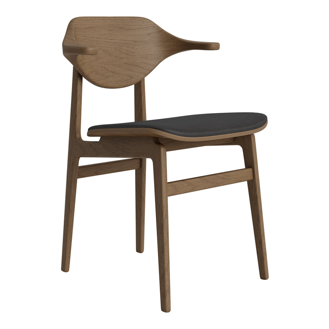 Bufala Dining Chair - Upholstered Seat for Kitchen, Dining Room & Office - Comfortable Modern Furniture for Home & Restaurant Use