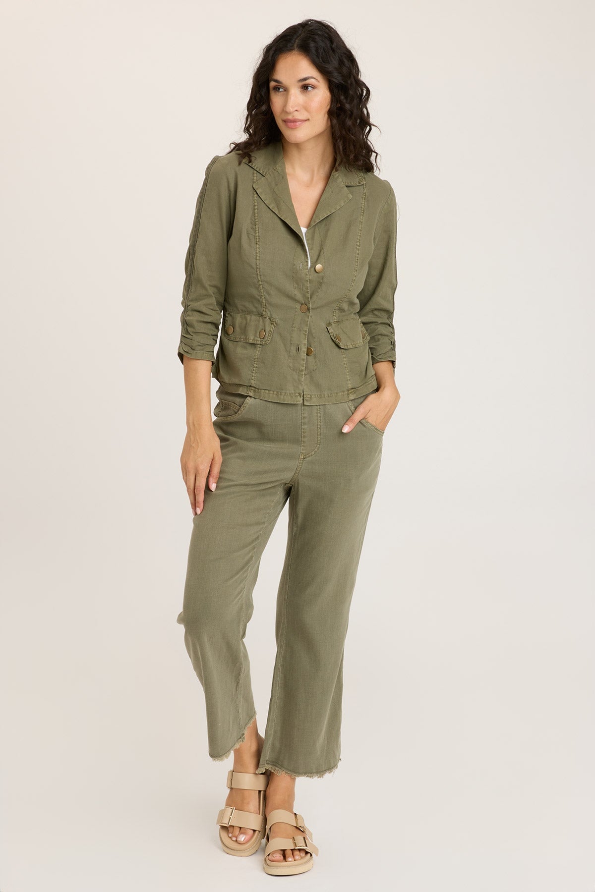 Stylish Linen Folk Jacket for Women - Boho Chic Outerwear for Spring & Summer - Perfect for Casual Outings, Beach Trips, and Music Festivals
