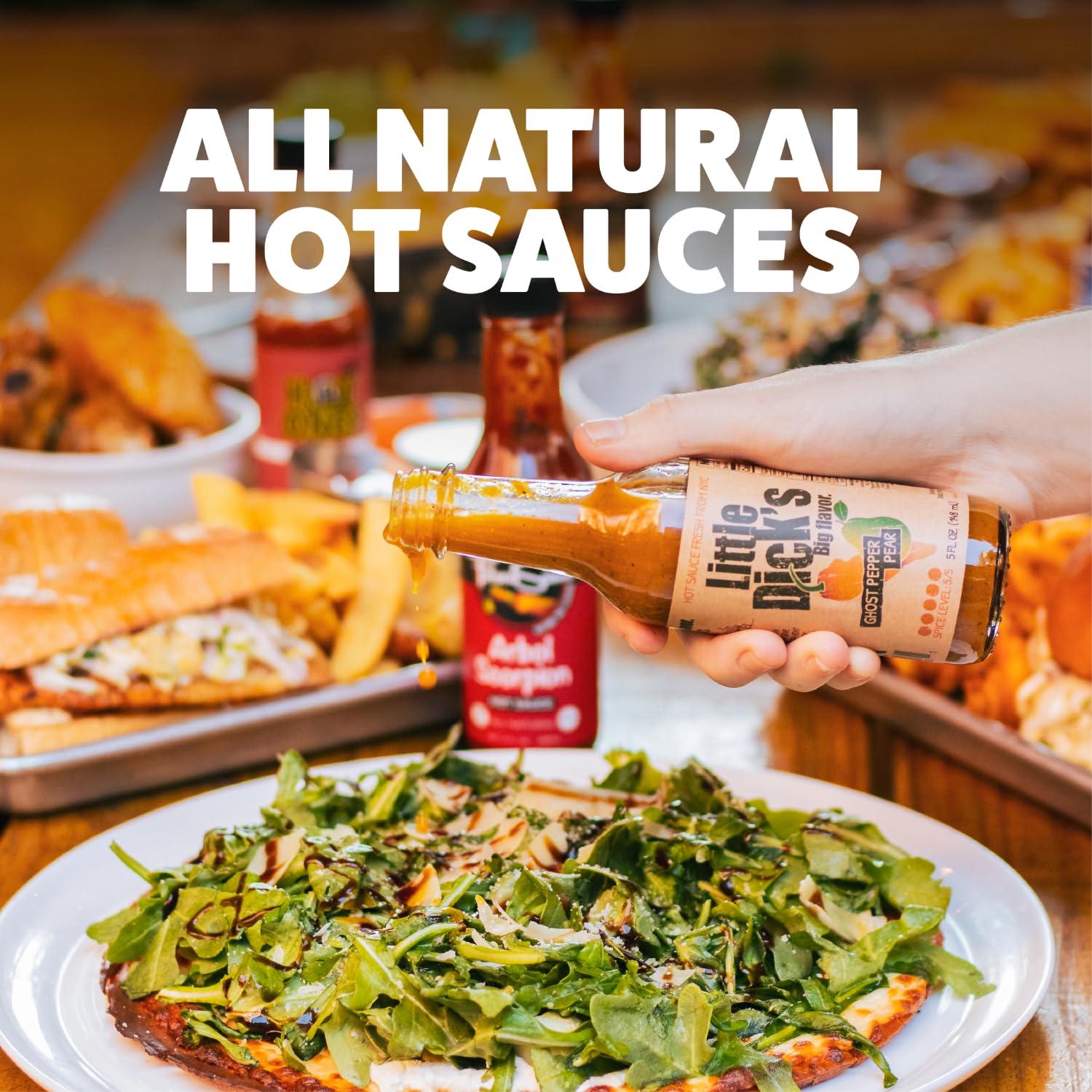 Hot Ones Season 25 Hot Sauce Gift Set - 10-Pack Small Batch Hot Sauce Variety Pack (5 fl oz Bottles) - Natural Ingredients, Unique Spicy Gifts for Hot Sauce Lovers - Perfect for Hot Wings Challenge, BBQ Parties & Foodie Gifts