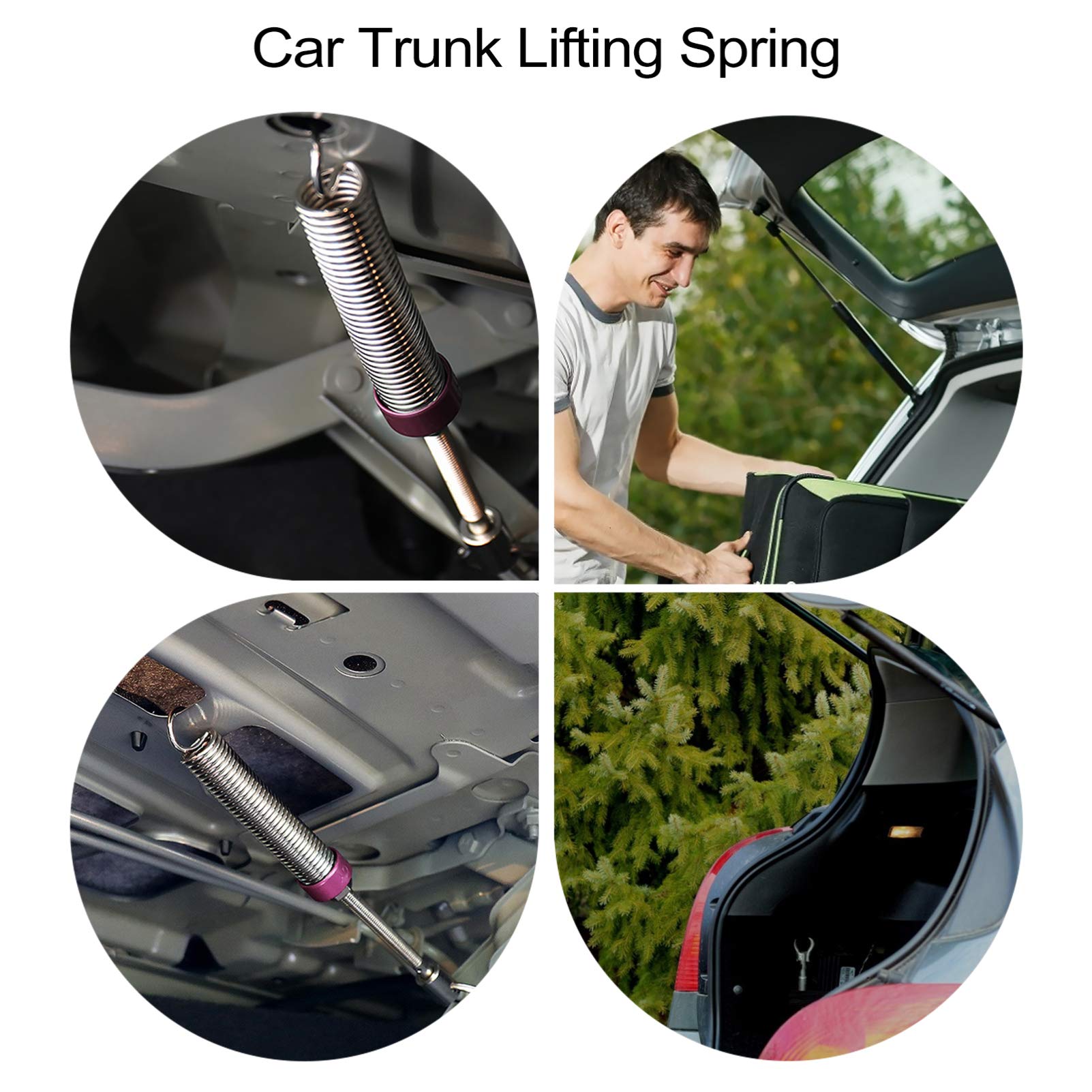 Heavy-Duty Car Trunk Lift Spring - Universal Trunk Lifting Device for Easy Boot Opening - Durable Vehicle Accessory for Sedans, SUVs & Trucks - Perfect for Grocery Loading, Road Trips & Car Maintenance