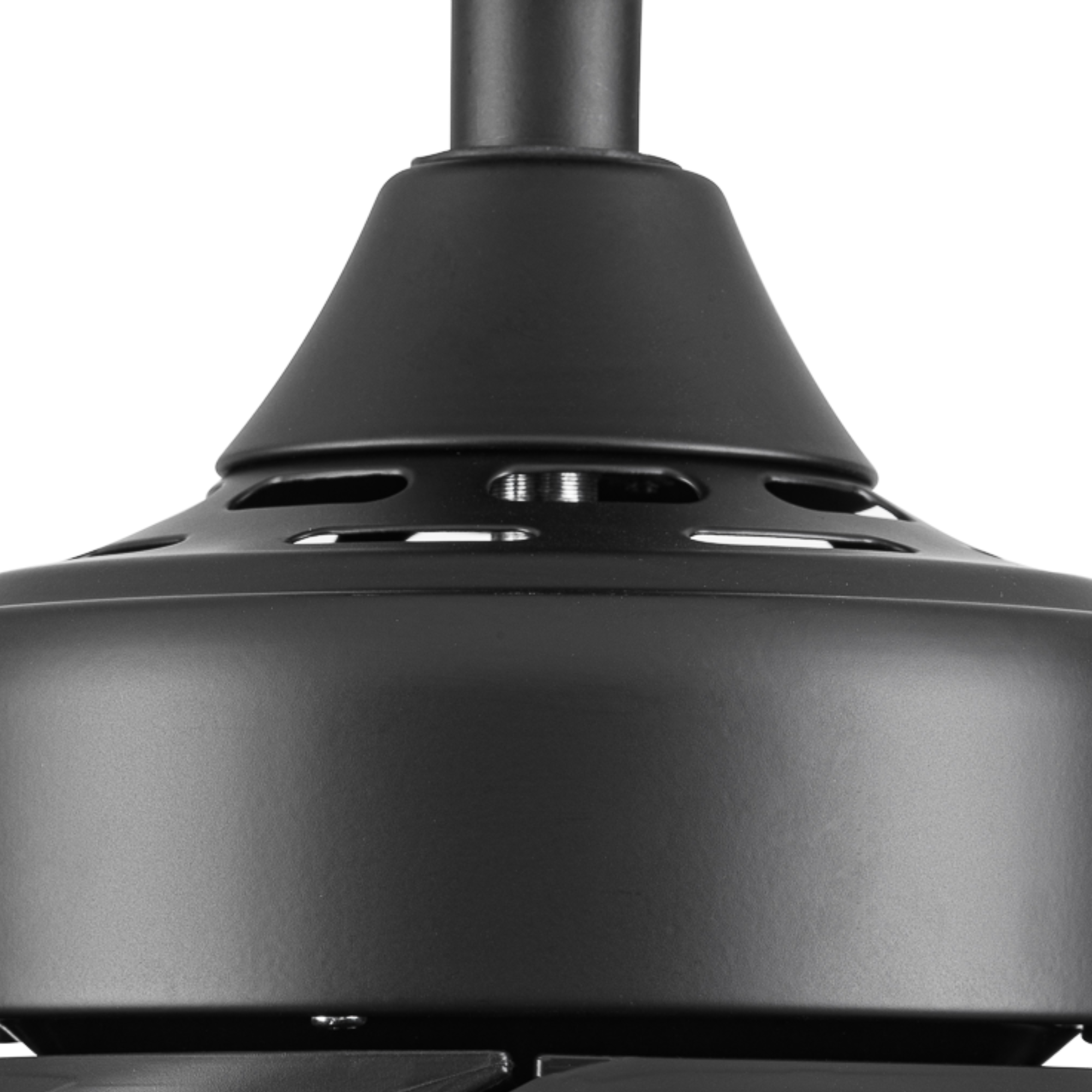 52 Inch Honeywell Lynton Matte Black Ceiling Fan - No Light, Remote Control Included - Perfect for Living Room, Bedroom, and Outdoor Patio Cooling