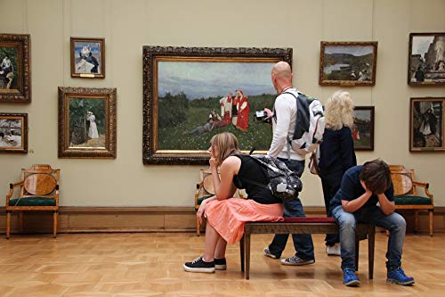 Trejakow Moscow See Museum Boredom Gallery - 20x30 Inch Laminated Art Poster with Vibrant Colors & HD Imagery - Perfect for Home Decor, Office Wall Art & Gift Ideas