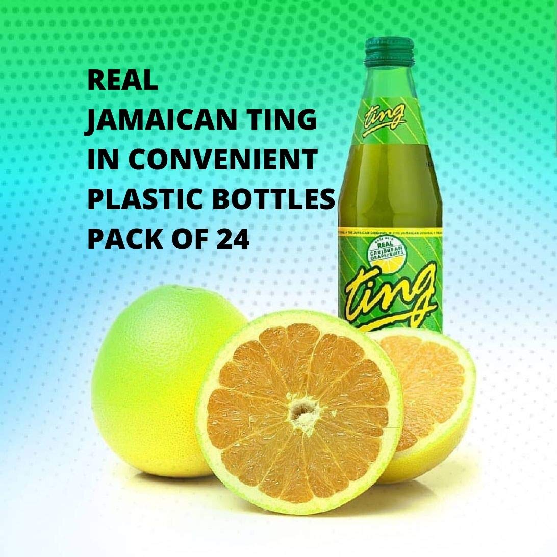 Ting Lightly Carbonated Soda - 20 Oz Cans (24 Pack) | Refreshing Citrus Flavored Sparkling Drink | Perfect for Parties, BBQs & Office Refreshments