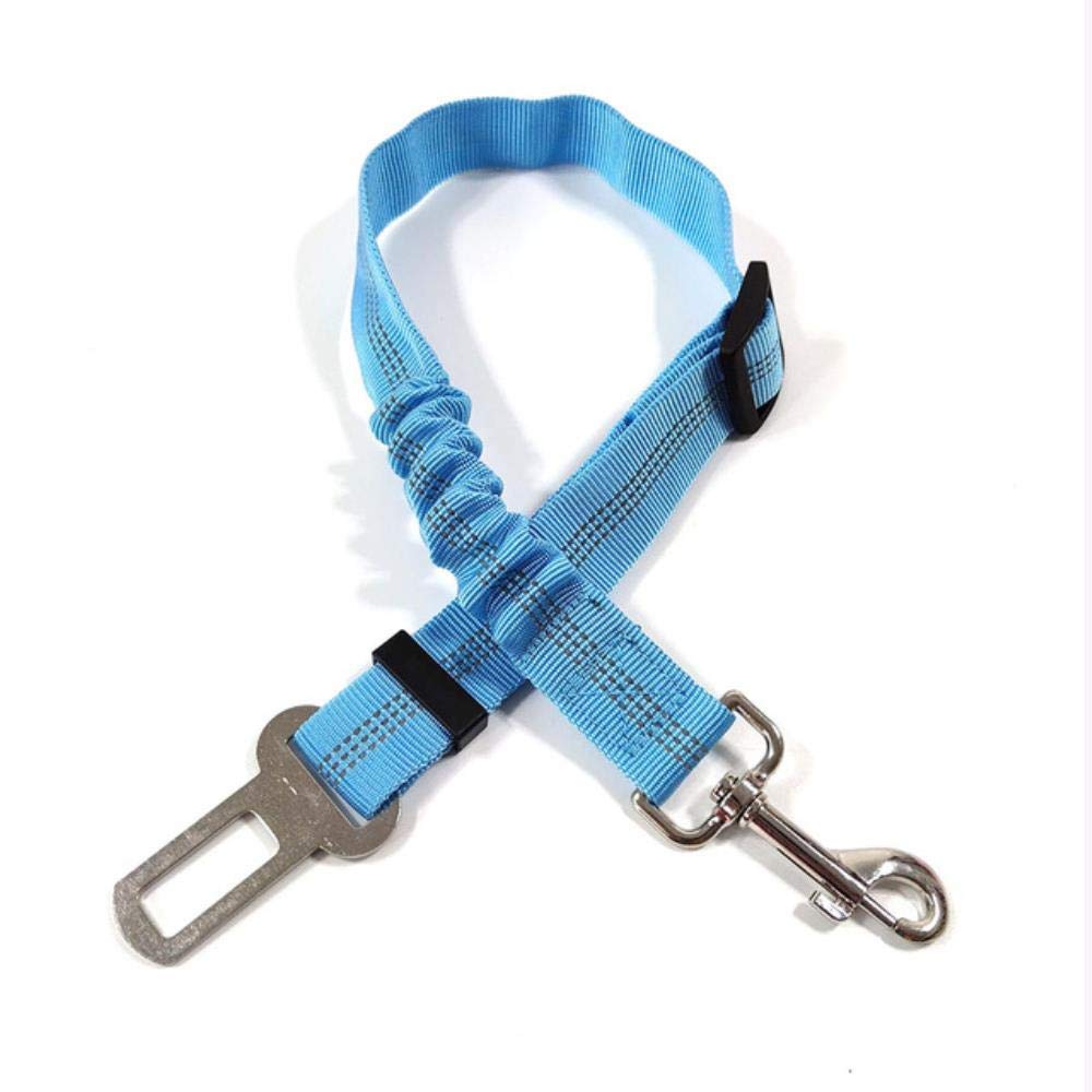 **Adjustable Reflective Dog Seat Belt - Elastic Pet Car Safety Leash for Dogs & Cats - Secure & Comfortable Vehicle Travel Accessory - Perfect for Road Trips & Daily Commutes**