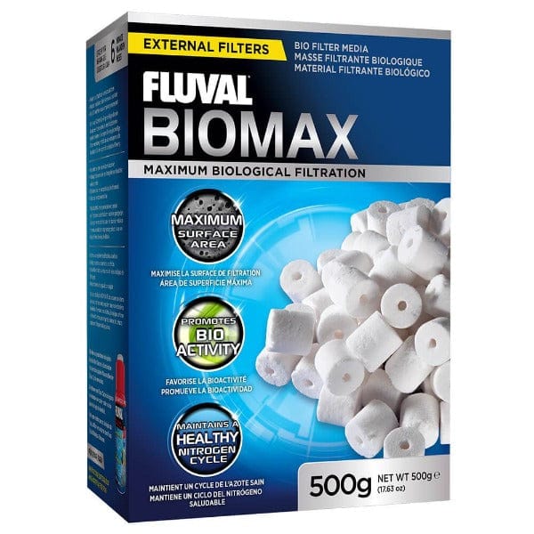 Fluval BIOMAX 500g Premium Bio Rings - Advanced Biological Filter Media for Aquariums & Fish Tanks - Supports Beneficial Bacteria Growth for Crystal Clear Water