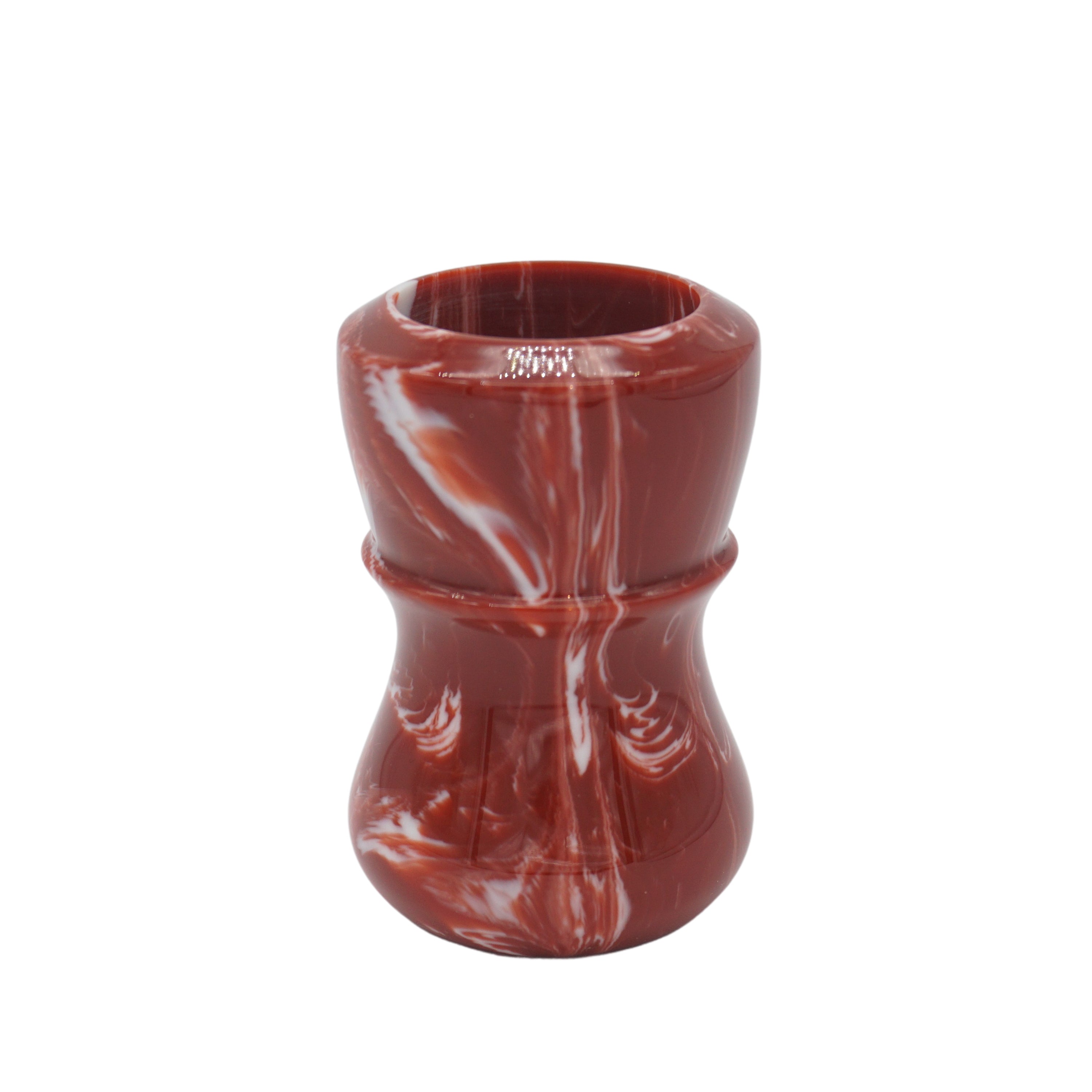 Premium Handmade Strawberry Cream Shaving Brush Handle - Fits 24mm & 26mm Knots - Perfect for Wet Shaving, Grooming Gifts & Barber Shop Essentials
