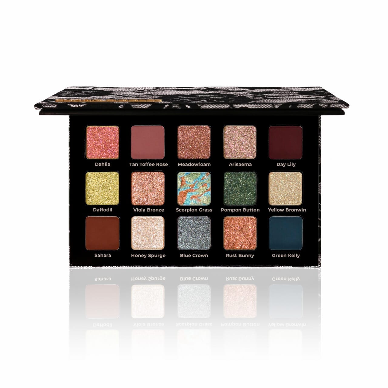 Flying Fiddles Eyeshadow Palette - 12 Highly Pigmented Matte & Shimmer Shades for Professional Makeup | Perfect for Day to Night Looks, Bridal Makeup & Special Occasions