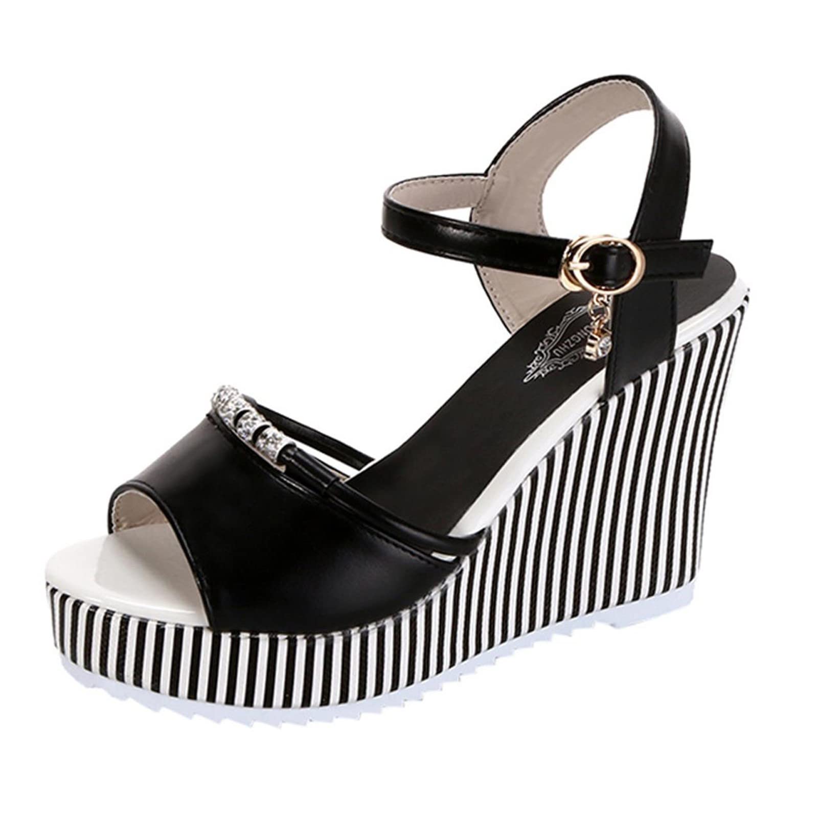 Women's Casual Summer Sandals - Breathable Outdoor Wedge Sandals with Thick Sole for Walking, Beach, Travel & Daily Wear