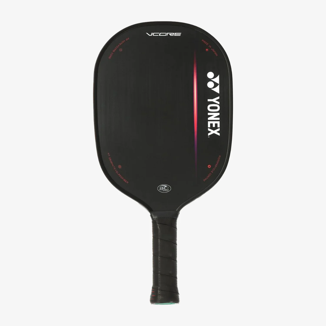 Yonex VCORE Plus Midweight V2 Pickleball Paddle - Carbon Fiber Surface for Enhanced Control & Power - Perfect for Competitive Play & Recreational Games [Black]