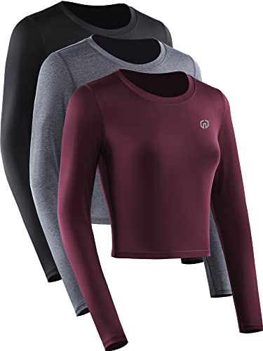 Black/Grey/Red, Long Sleeve
