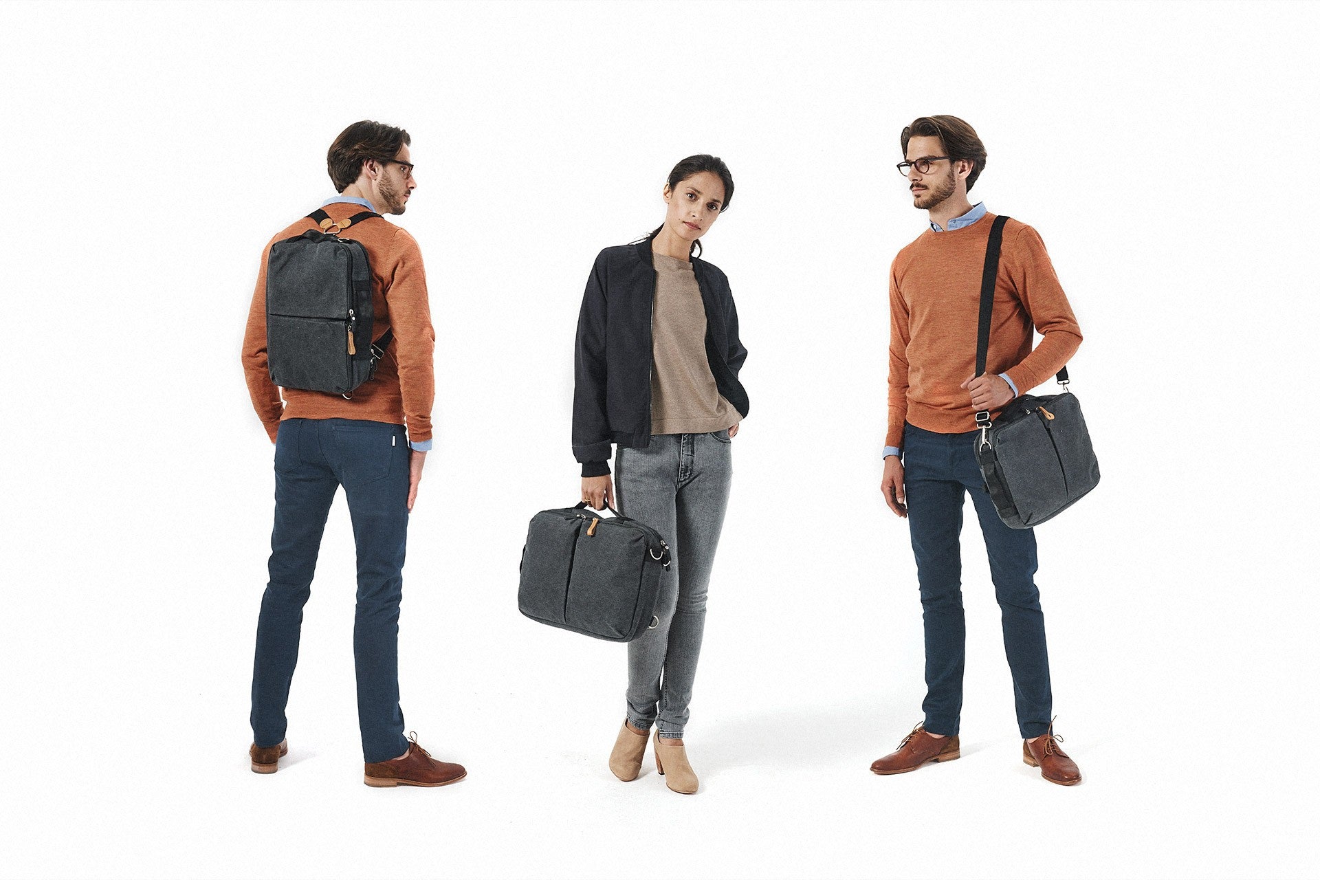 Qwstion Simple Office Backpack - Stylish & Functional Laptop Bag for Work, Travel & Commuting - Durable & Lightweight for Professionals & Students