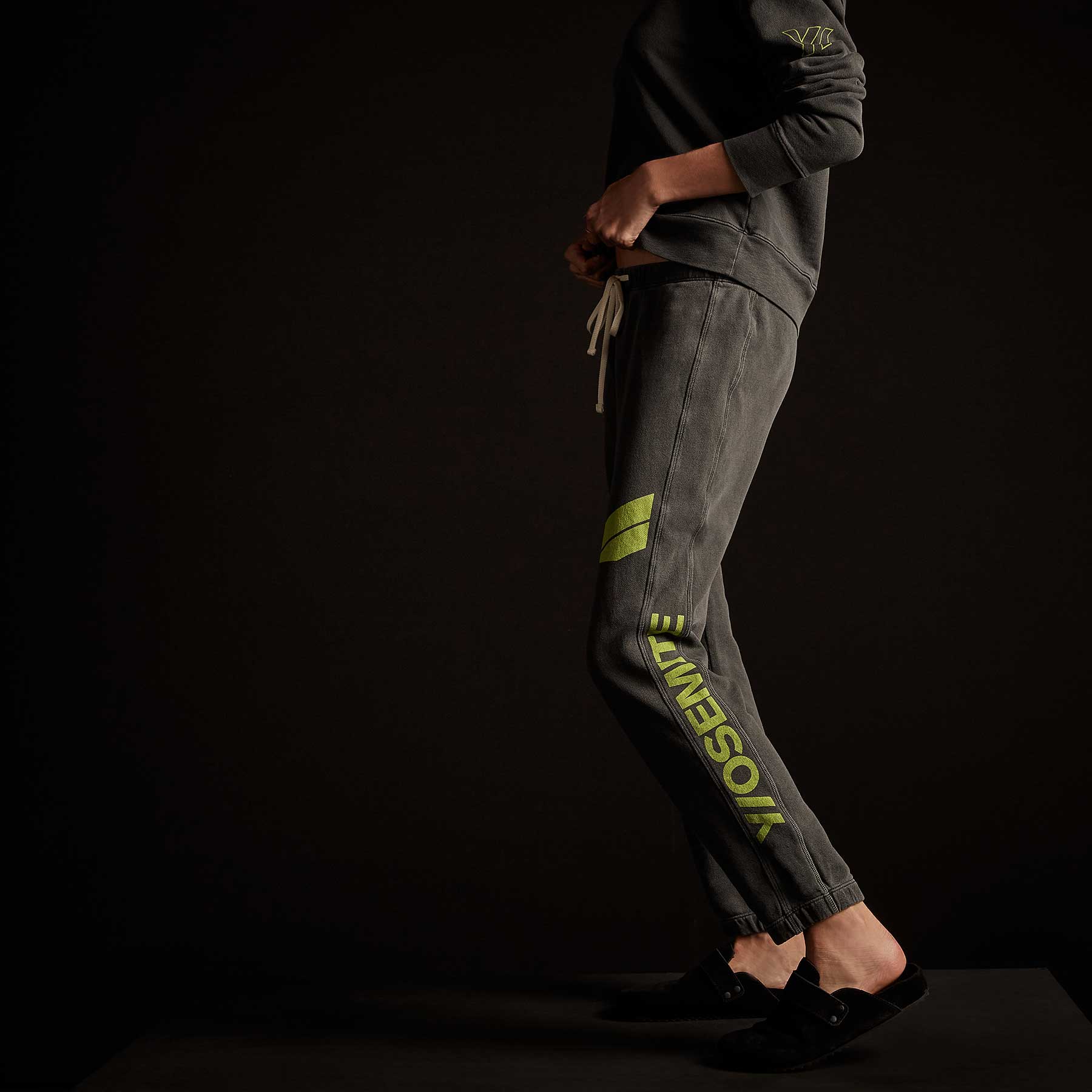 French Terry Sweatpants for Women - Soft Magma Pigment & Neon Colors | Comfortable Lounge Pants for Yoga, Running & Casual Wear