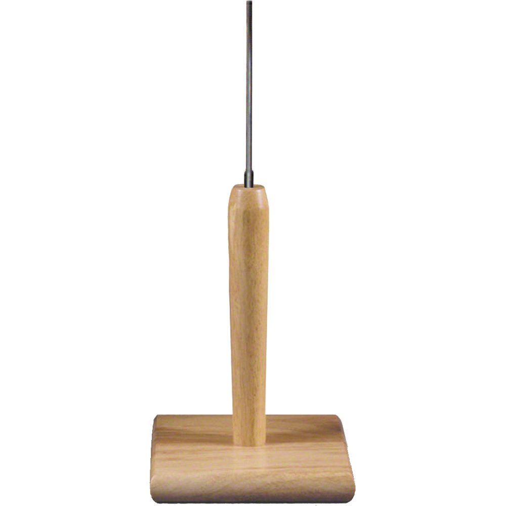 Modern Round-Edge Wooden Stand - Natural Finish, 5/8