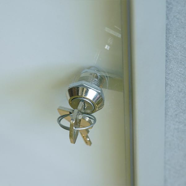 FSA1 Flat Display A4 Size - Aluminum Frame with White Background - Perfect for Office Documents, Presentations & Wall Art