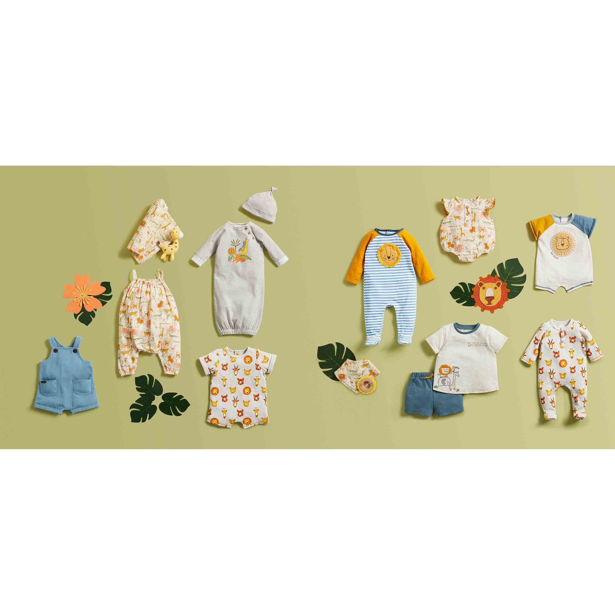Mud Pie Baby Boys' Longall Romper - Soft Cotton One-Piece Outfit for Infants & Toddlers - Perfect for Playdates, Family Photos & Everyday Comfort