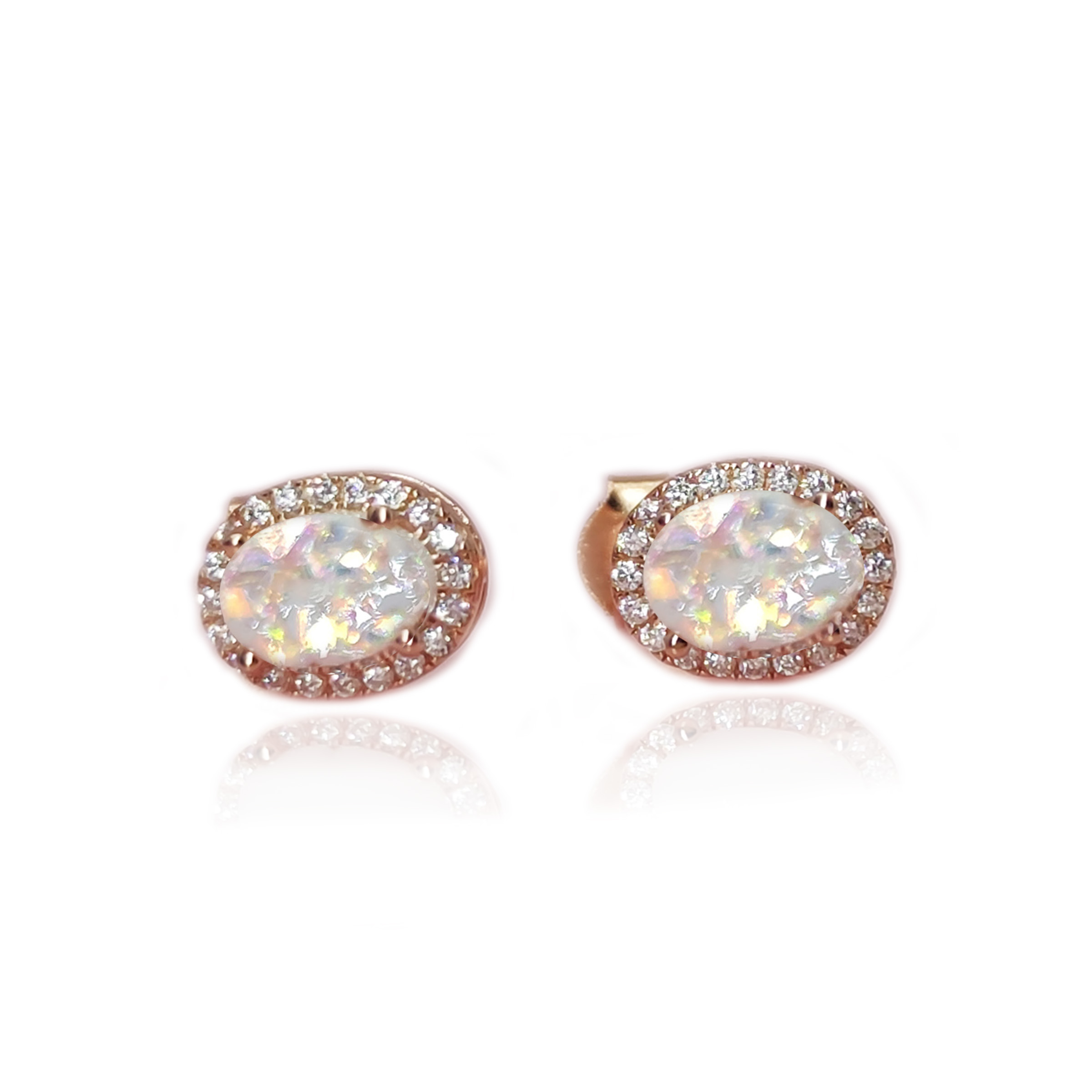 Ashes Gems Stud Earrings - Handcrafted Memorial Jewelry for Loved Ones | Perfect for Remembrance, Sympathy Gifts & Everyday Wear