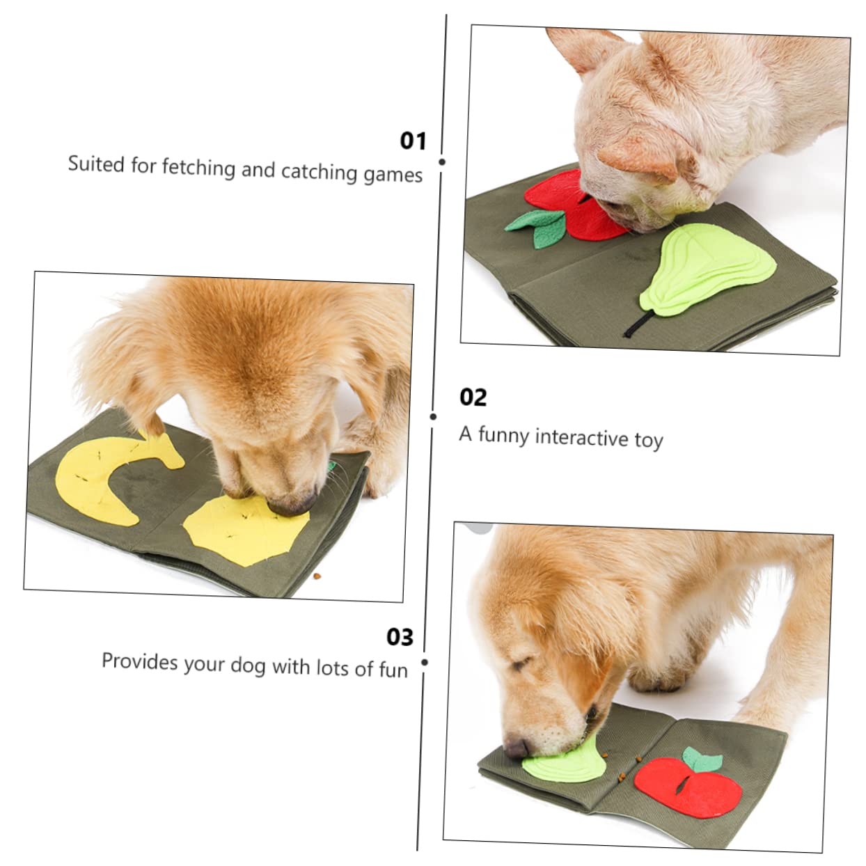 SUPVOX Interactive Dog Nose Work Toy - Slow Feeder Puzzle Game for Dogs | Mental Stimulation & Healthy Feeding | Perfect for Training, Boredom Relief & Mealtime Enrichment