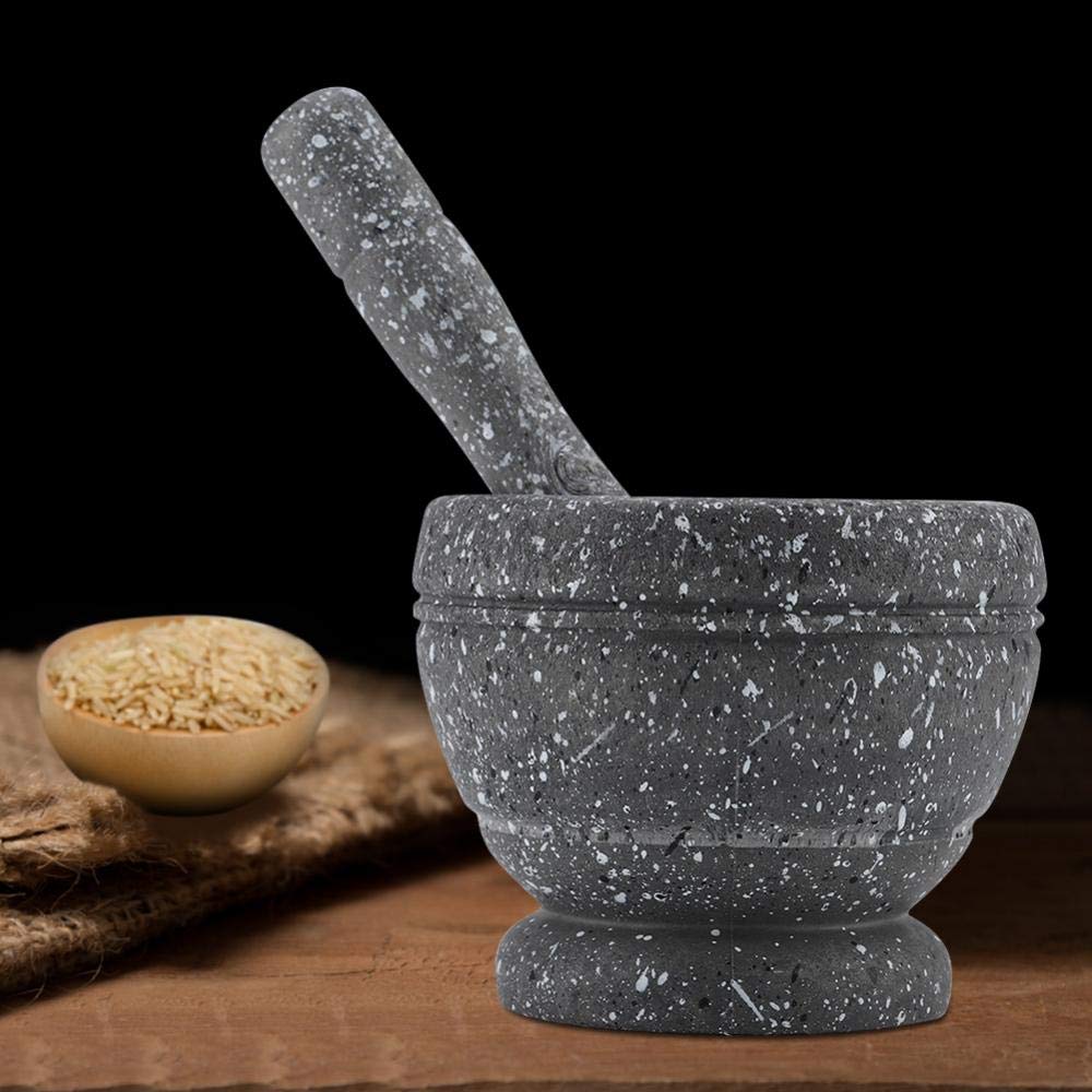 Premium Manual Garlic Grinder & Spice Crusher Set - Plastic Mortar and Pestle for Fresh Herbs, Coffee Beans, Nuts & Spices | Perfect for Home Kitchens, Cooking Enthusiasts & Gourmet Meal Prep