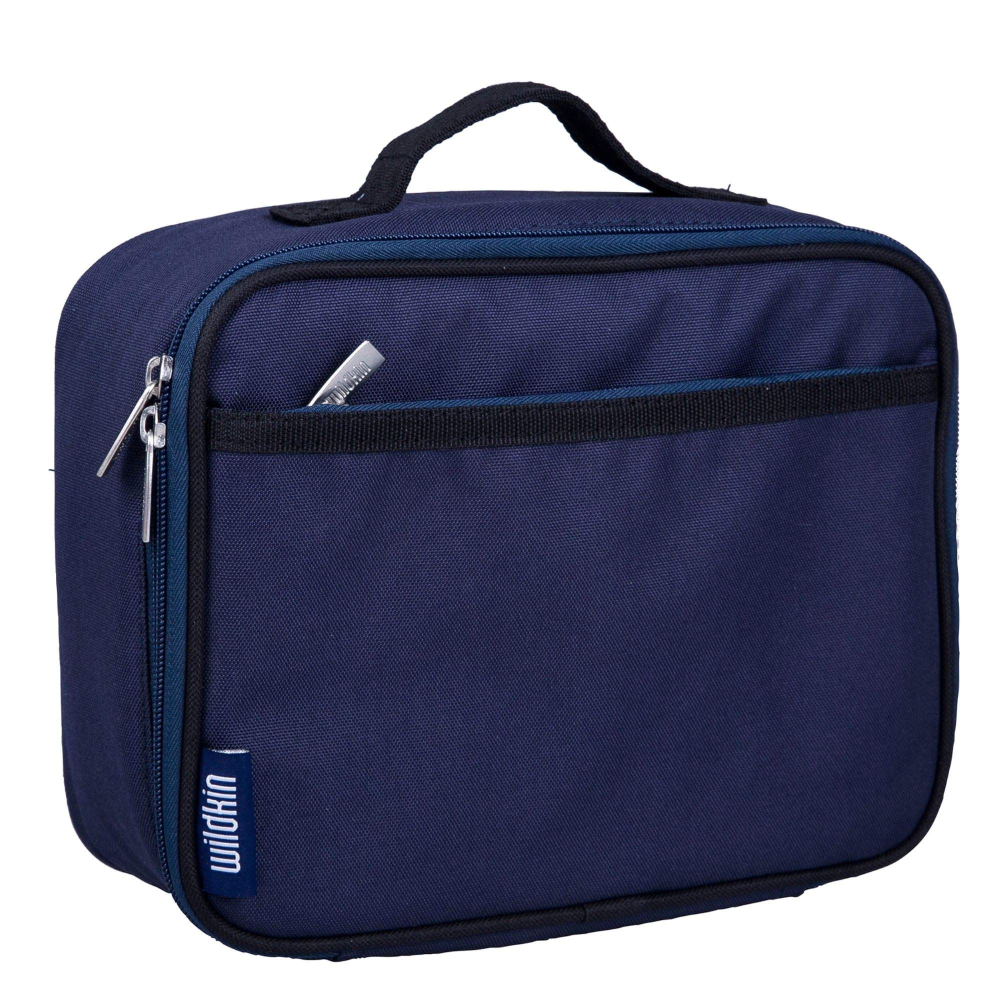 Wildkin Insulated Lunch Box for Kids - Reusable Bento Bag for School & Travel - Keeps Food Hot or Cold - Perfect for Elementary Students (Whale Blue) | Ideal for Packing Healthy Snacks, Picnics & Daily Lunch